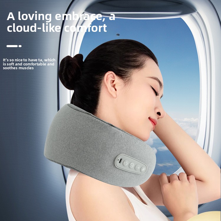 U-Shaped Inflatable Neck Massager Pillow view 5