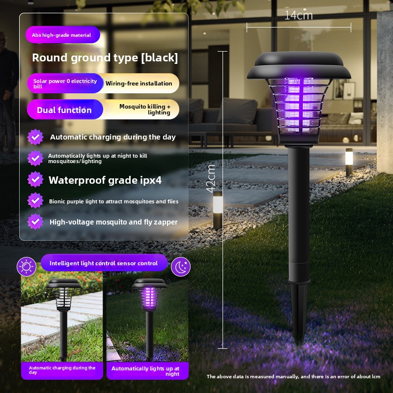 Solar Mosquito Lamp Outdoor Garden Light view 5