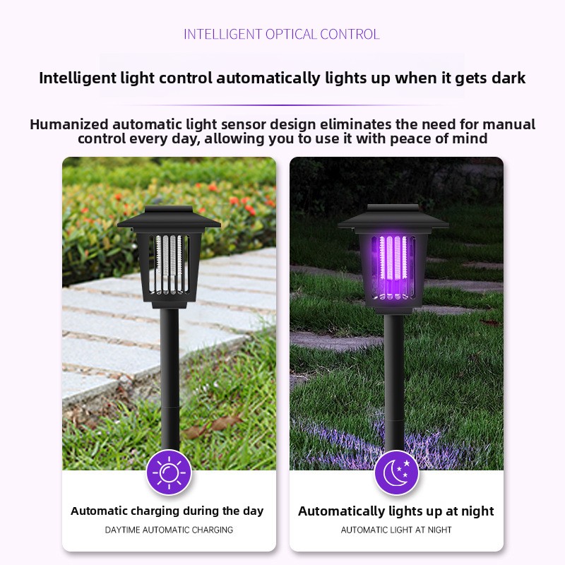 Solar Mosquito Lamp Outdoor Garden Light view 2