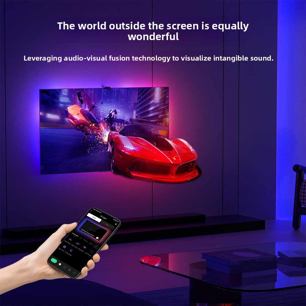 USB Bluetooth Sync RGB LED TV Ambiance Light Strip view 4
