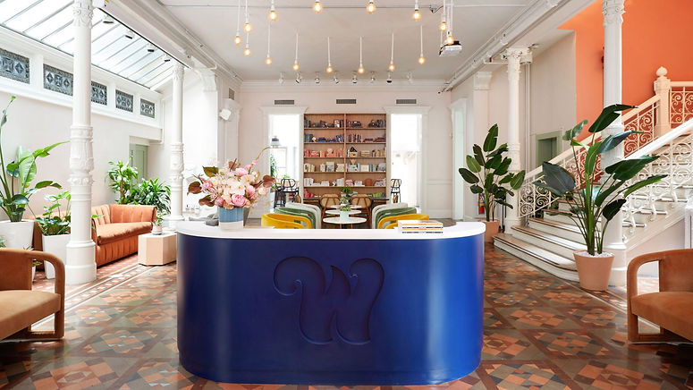 Front desk at the Wing