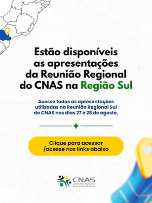 Apresentações da Reunião Regional Sul já estão disponíveis