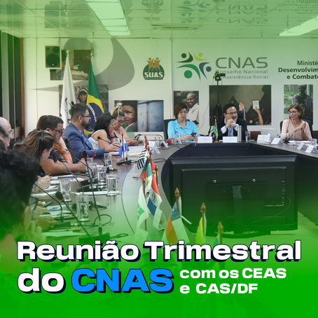 CNAS Realiza Reunião Trimestral com CEAS e CAS/DF e Debate Desafios e Avanços para 2025