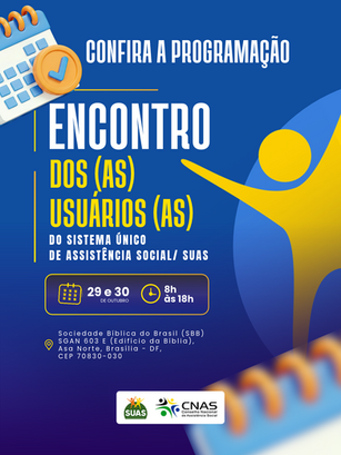 PROGRAMAÇÃO Encontro Nacional das (os) Usuárias(os) do SUAS
