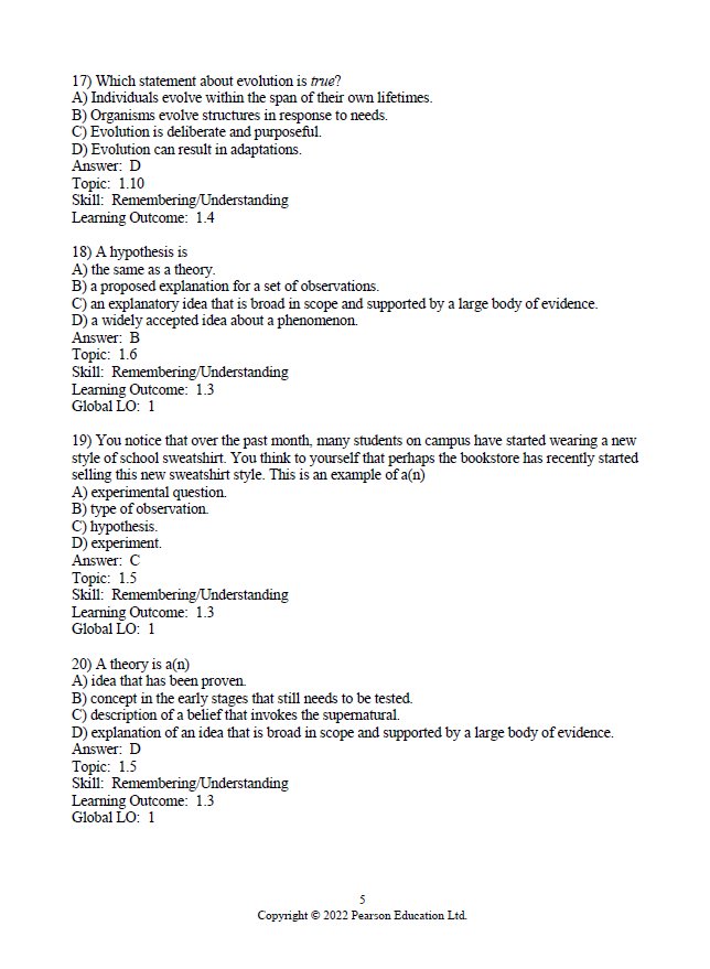 Thumbnail: Campbell Biology Concepts & Connections 10th Edition TEST BANK