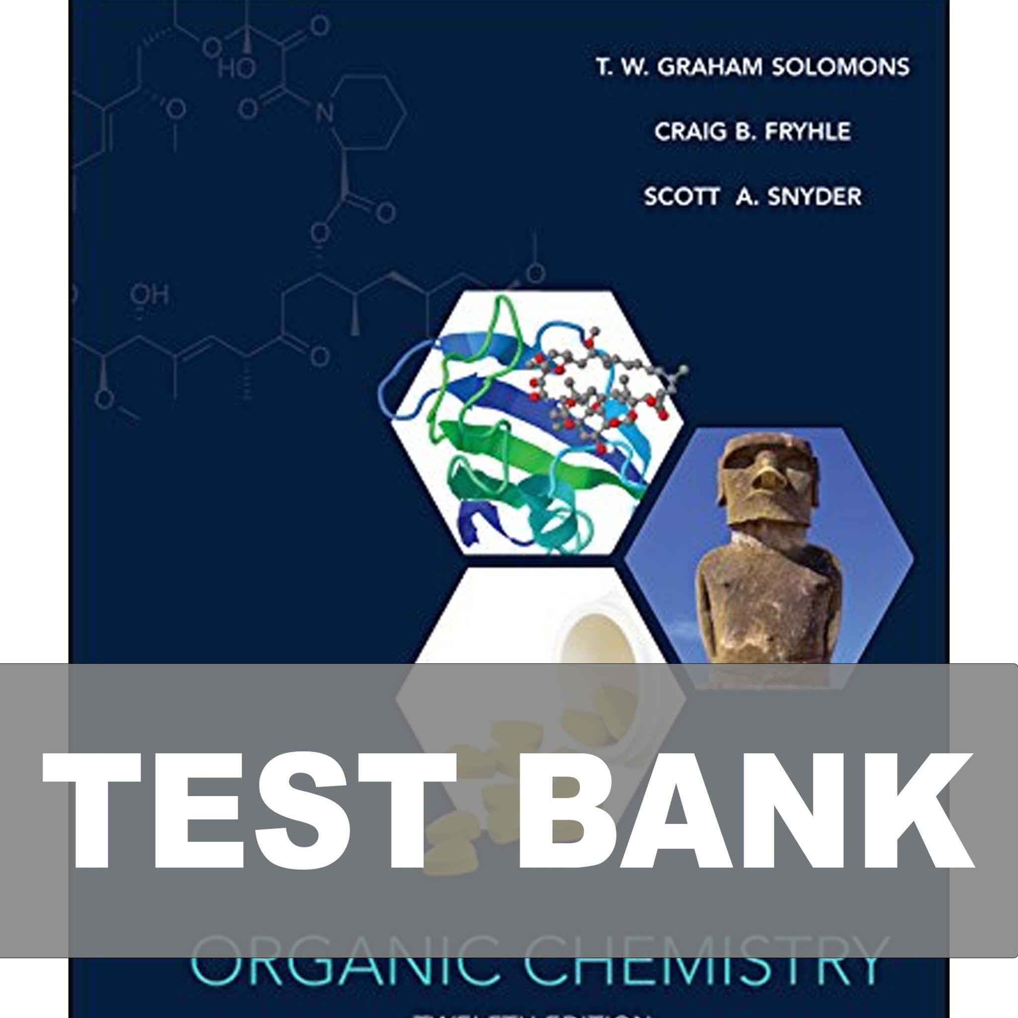 Organic Chemistry 12th Edition Solomons TEST BANK