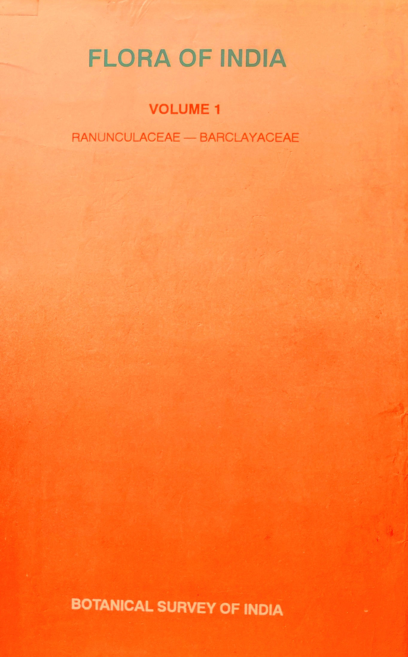 Flora of India Volume 24 - Urticaceae- Ceratophyllaceae