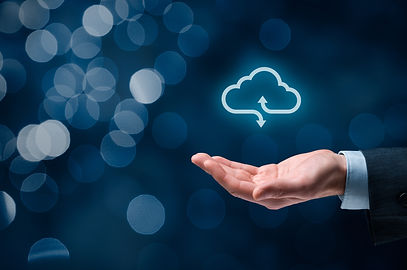 Cloud computing concept - connect to clo