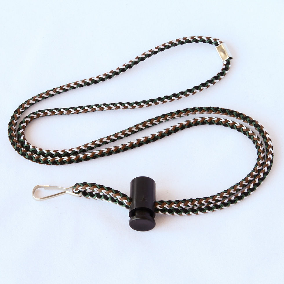 Thumbnail: Green & Brown Sports Lanyard