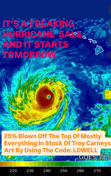 Hurrican Lowell 25%Off Sale