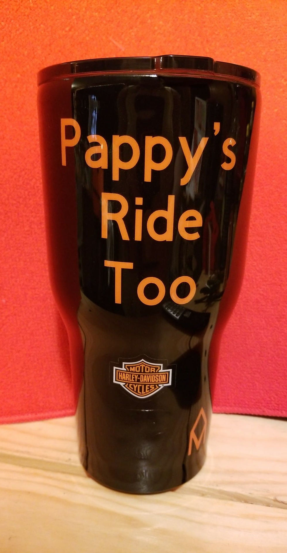 Thumbnail: 30 oz tumbler with one color and 2 decals
