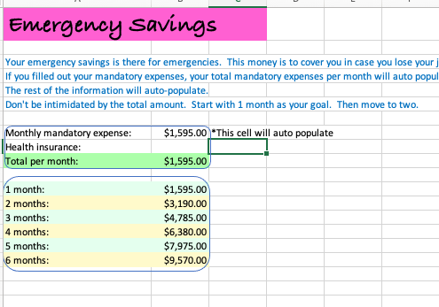 Thumbnail: Finances In A Flash Spreadsheets