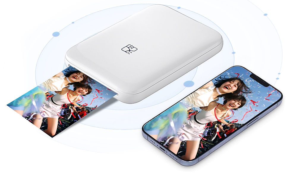 Thumbnail: MT53 Color Photo Portable Printer Mobile Phone Mini Handheld Pocket Wifi Bluetoo