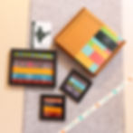 jhappi Patchwork Tray & Coaster Gift Set