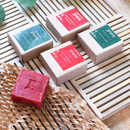 Handcrafted Herbal Soap Set of 4 | Made by Tribal Women from