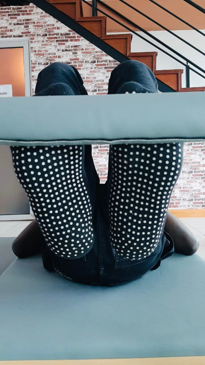 Thumbnail: Eco Friendly Cotton Pilates Ankle Grip/ anti -slip  Socks