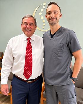 Dr. David Thorpe and Dr. Kent Thorpe, father-and-son chiropractors at Thorpe Chiropractic in Syracuse, NY