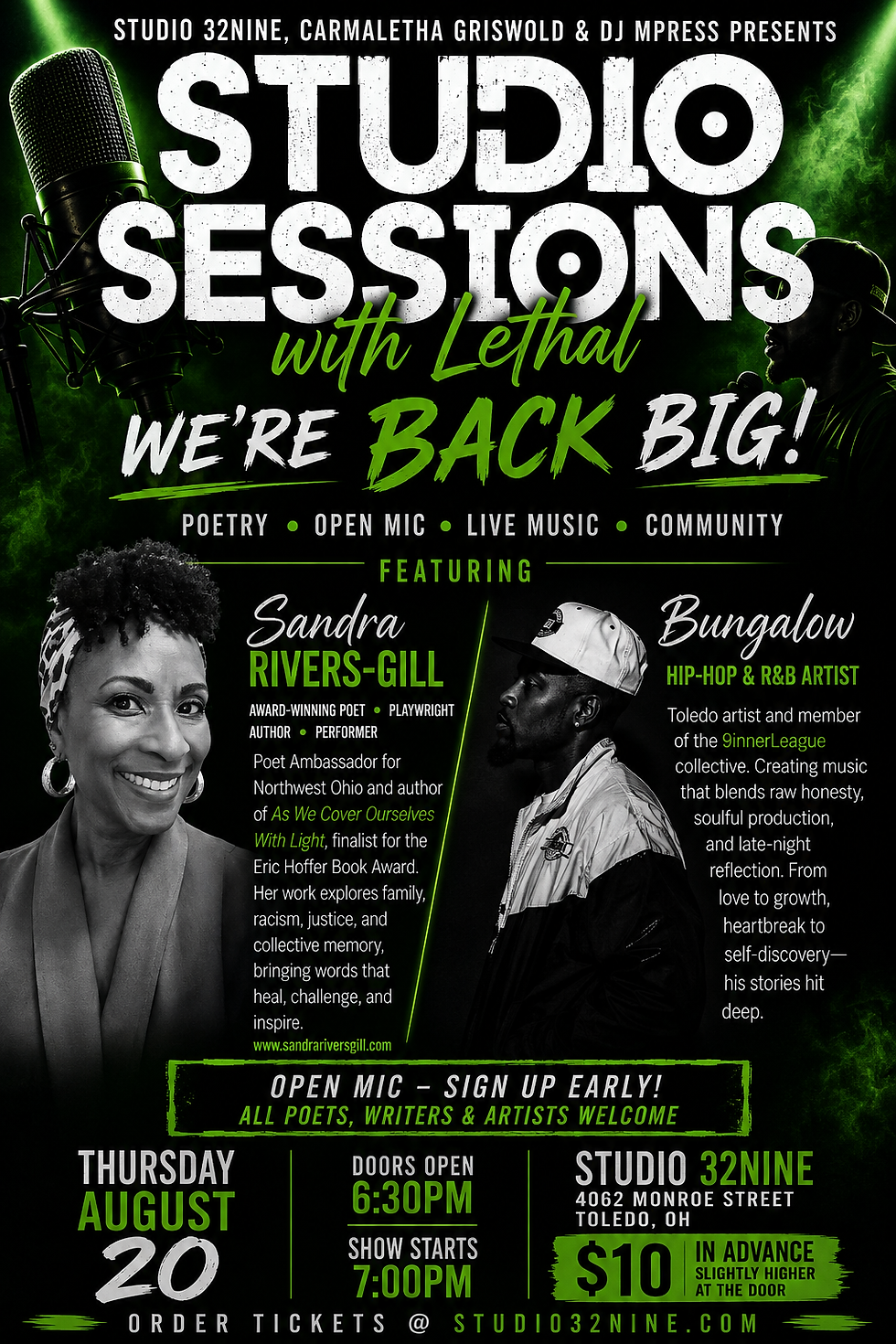 Studio Sessions with Lethal Featuring Sandra Rivers- Gill & Bungalow
