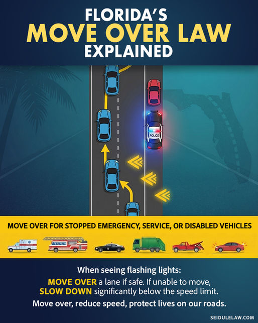 Florida's The Move Over Law (Explained Simply)