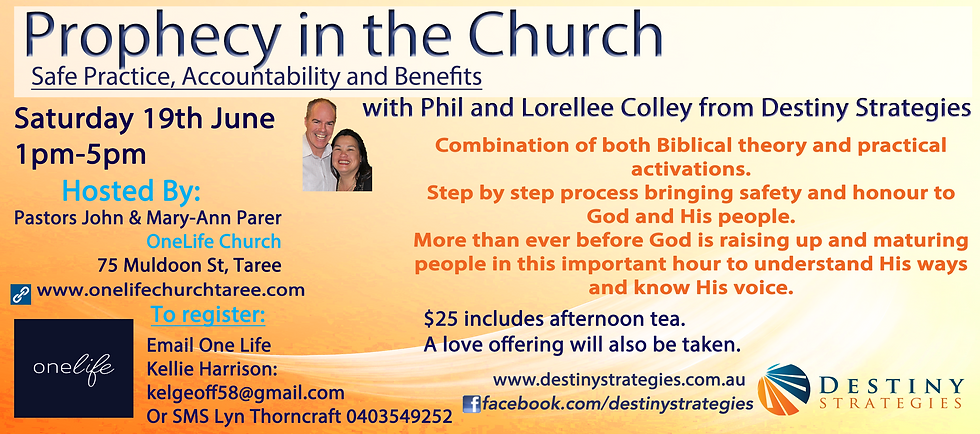 Prophecy in the Church Workshop