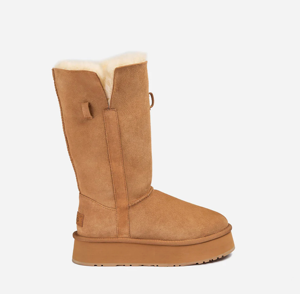 Thumbnail: OZWEAR UGG Classic Platform Buckle Long Boots (4.5cm)