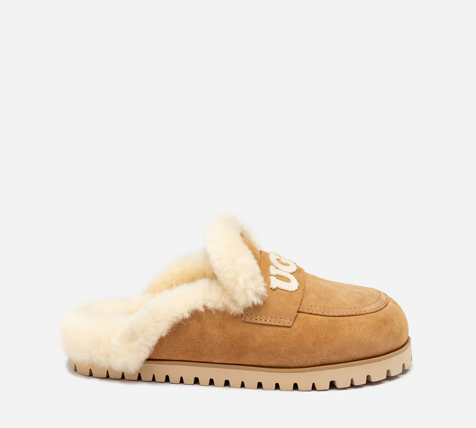 Thumbnail: OZWEAR UGG  Priya Knit Logo Shearling Slipper