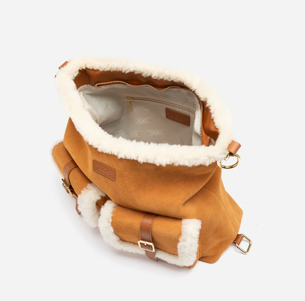 Thumbnail: OZWEAR UGG Shearling Safari Versatile Bag