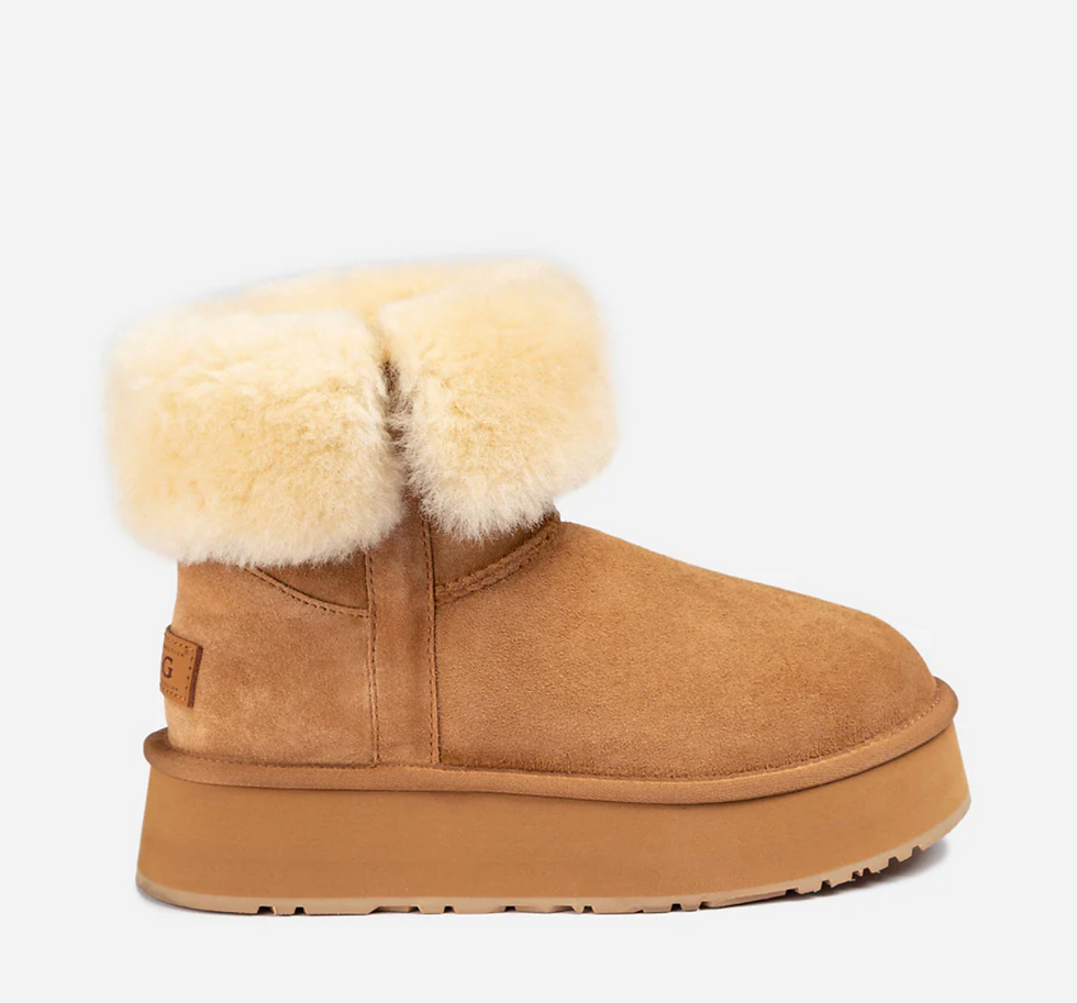 Thumbnail: OZWEAR UGG  Platform Buckle Mini Boots (4.5cm)