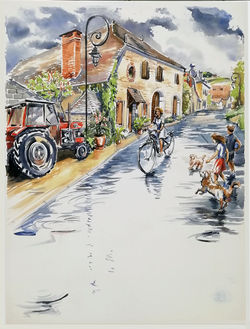 Concours de peinture 2023 /Aquarelle 80x60 cm