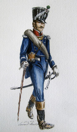 Fr-Lieutenant-28ème rgt-Léger-1814