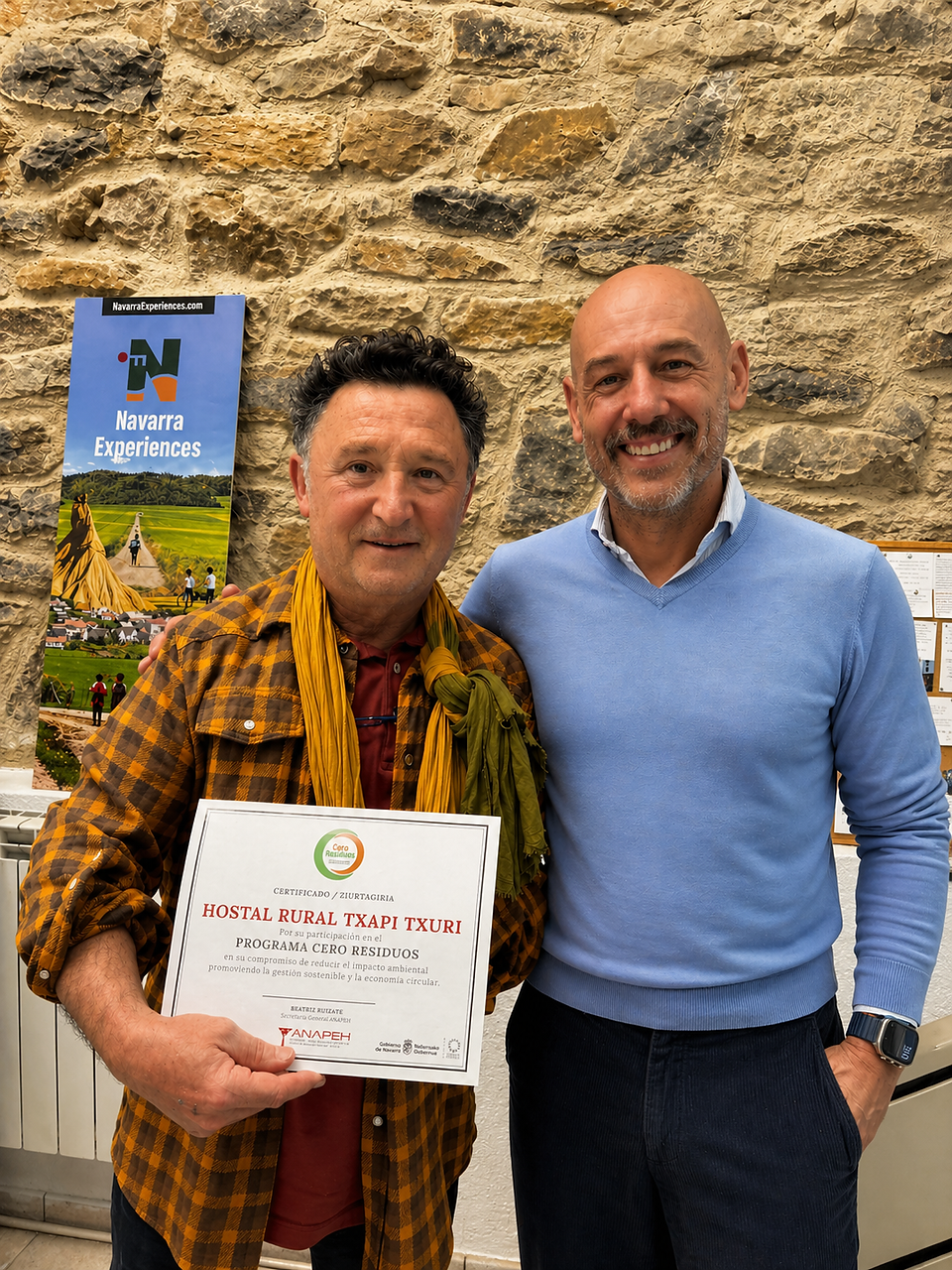 Kerman de Hostal Txapi Txuri y Pablo Granell, de Hotéliting