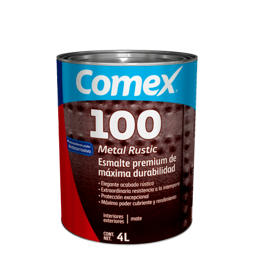 COMEX 100 METAL RUSTIC 4L Pinturas Maravilla