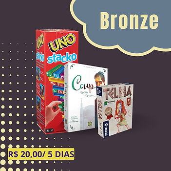 Categoria Bronze, 20 reais por 5 dias