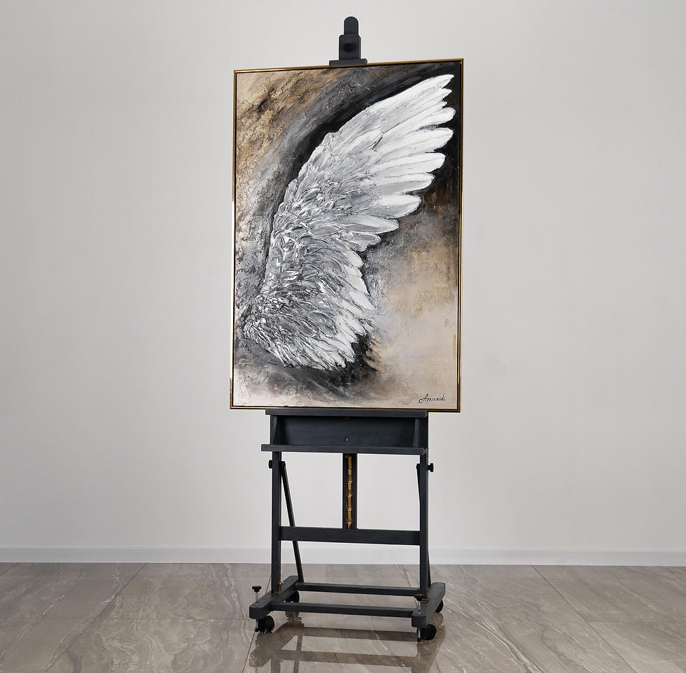 Thumbnail: YS-Art XXL: Abstraktes 3D Acrylbild – Selbstleuchtend & Fluoreszierend