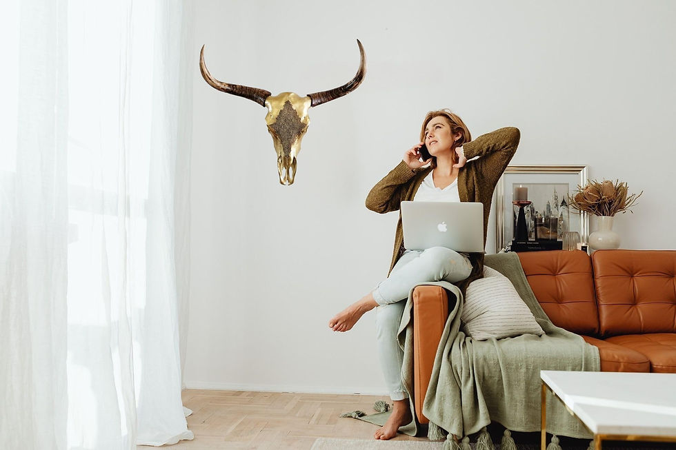 Thumbnail: MichaelNoll Stierkopf Stier Bullenkopf Bullenschädel Geweih Hörner Wanddekora...