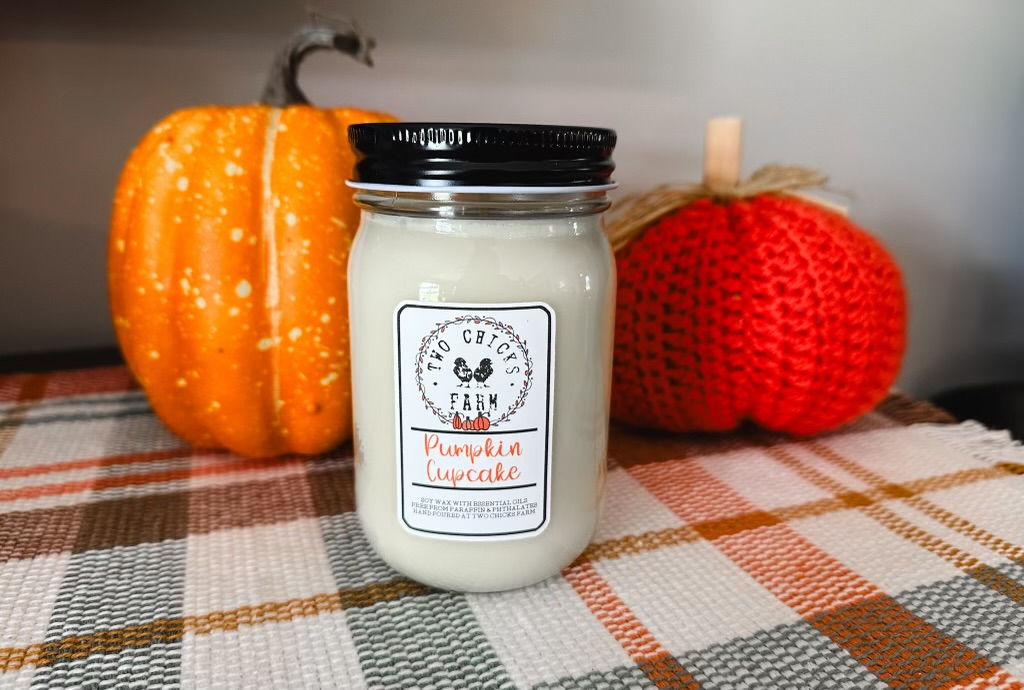 Pumpkin Cupcake Candle