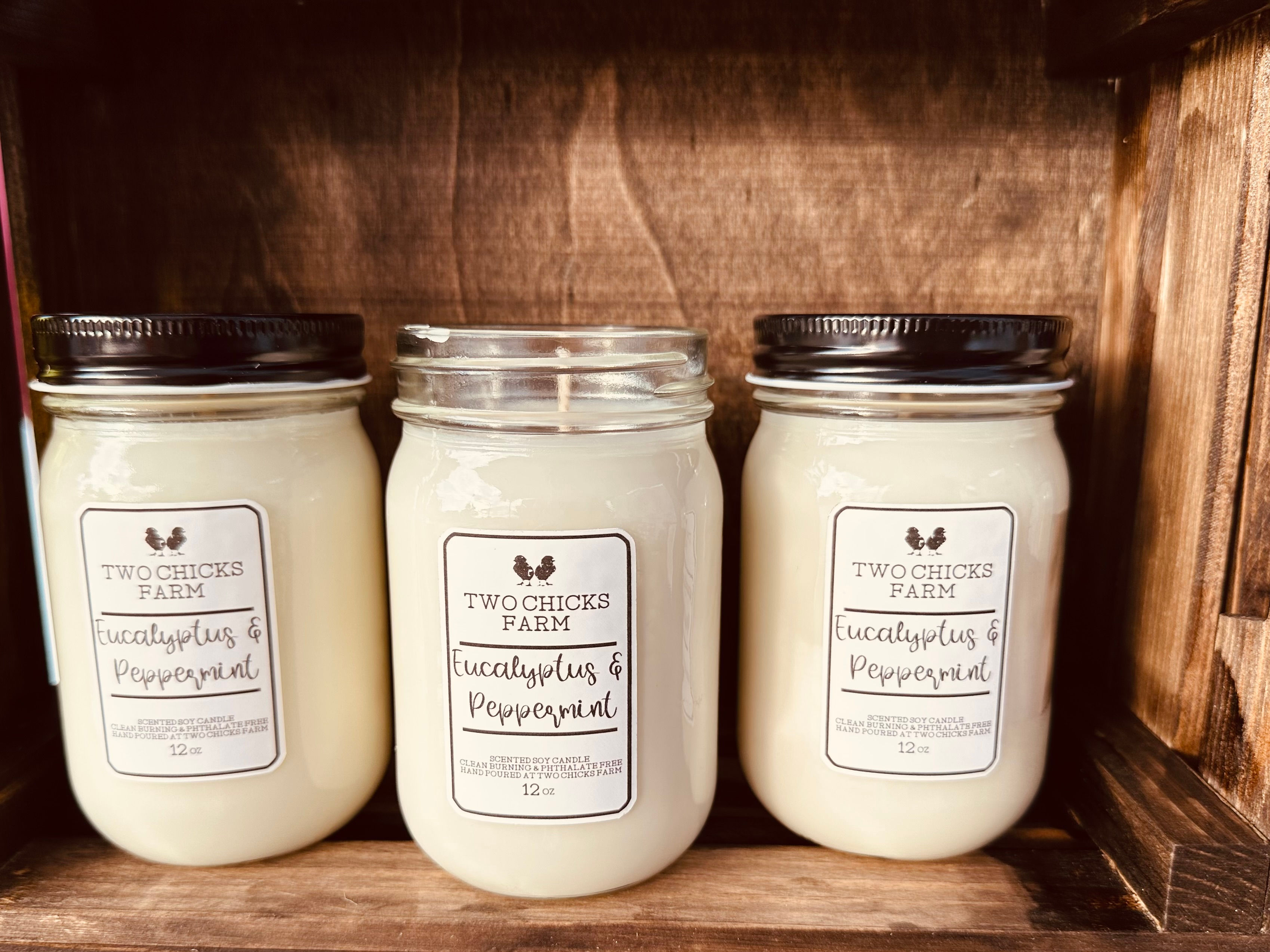 Eucalyptus and Peppermint Candle