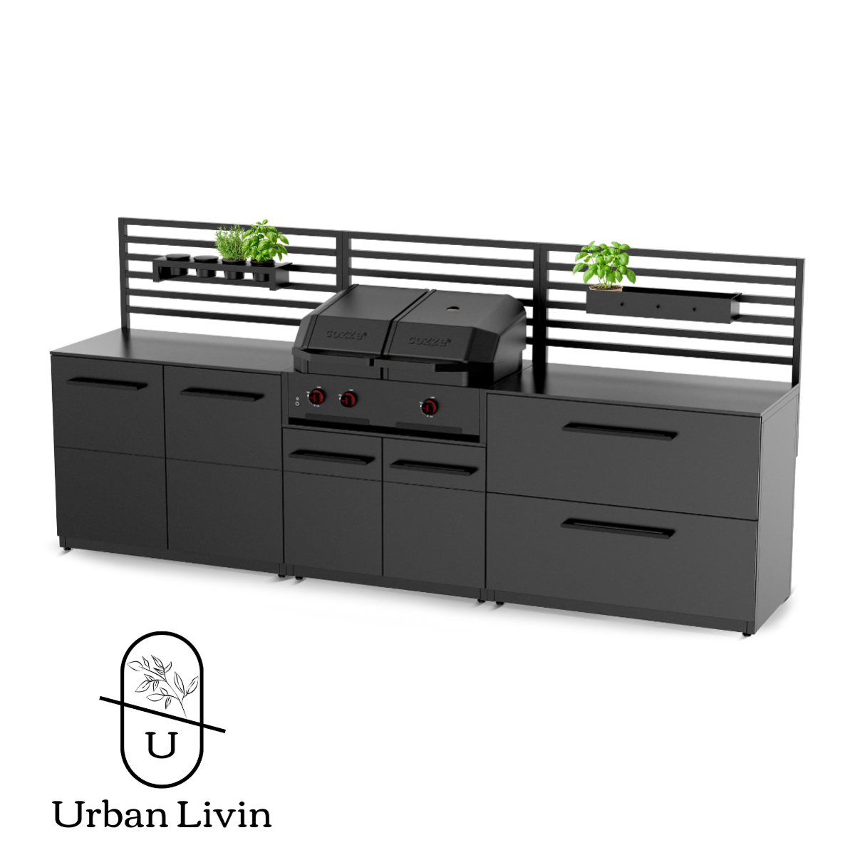 Urban Elements Barbecue Station with backgrid / buitenkeuken in modules