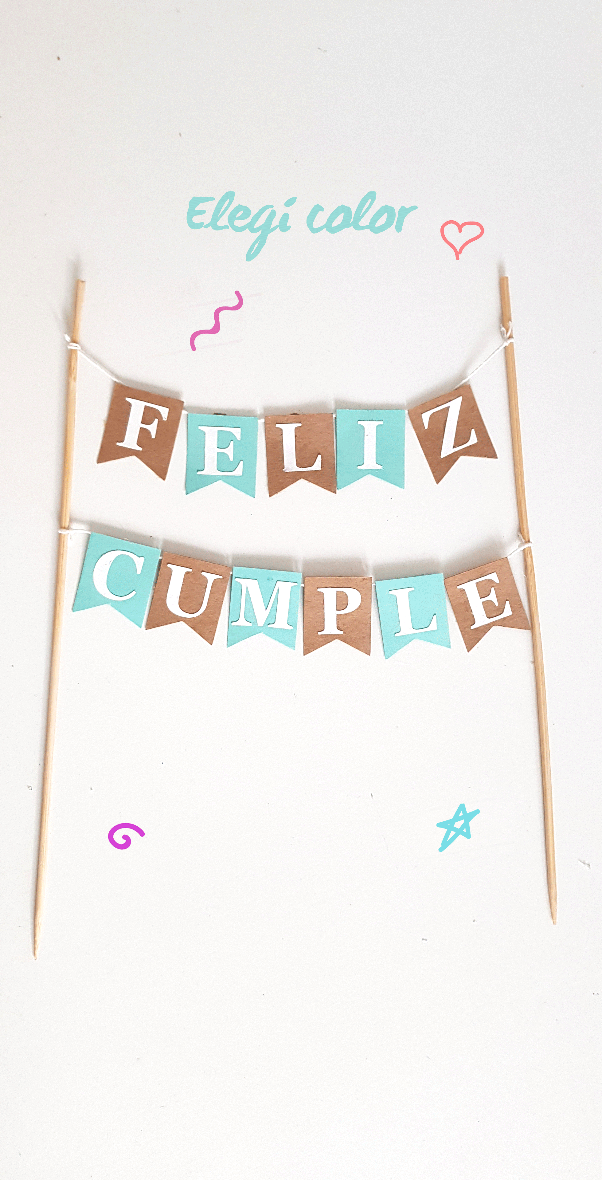 CAKE TOPPER - Banderines