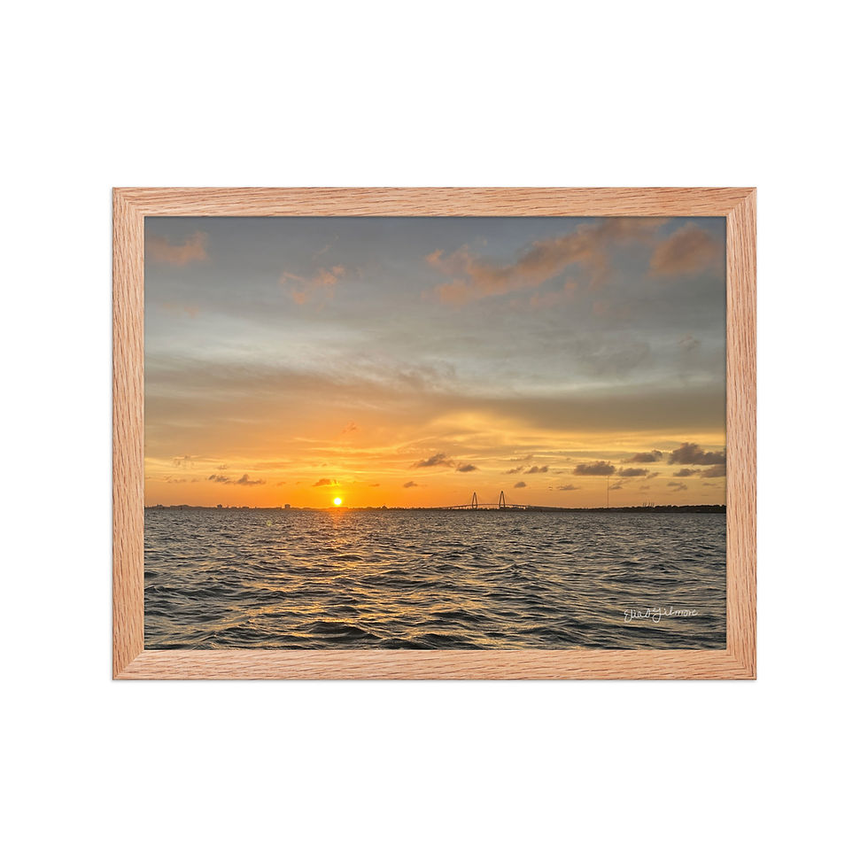Thumbnail: "On The Water" Framed poster