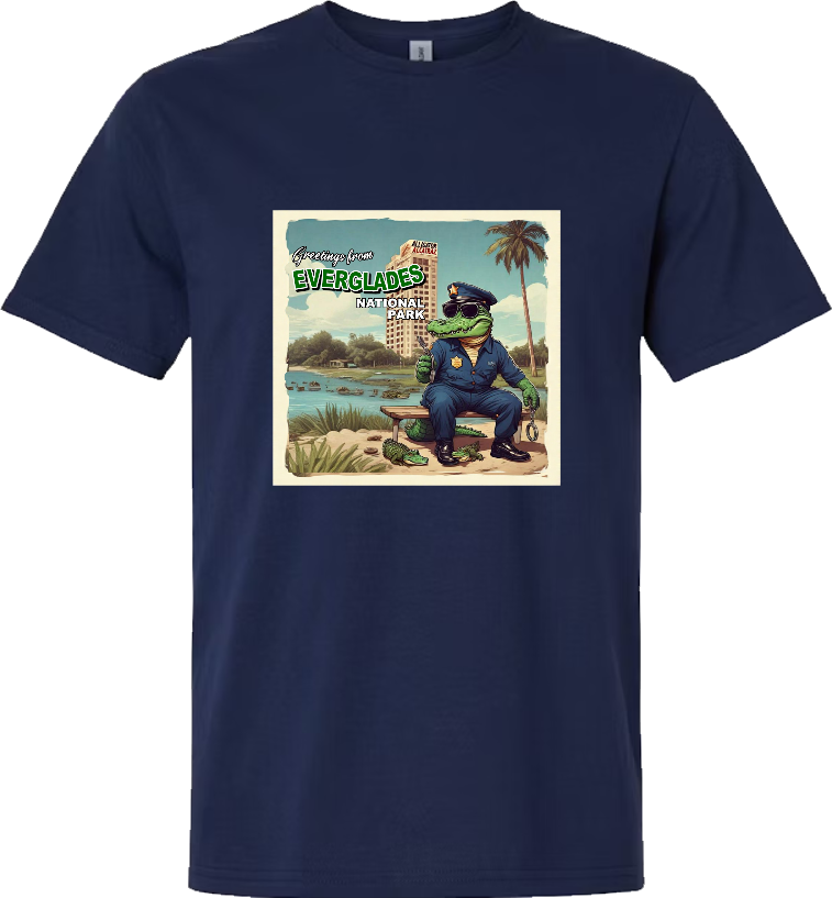 Alligator Alcatraz Postcard