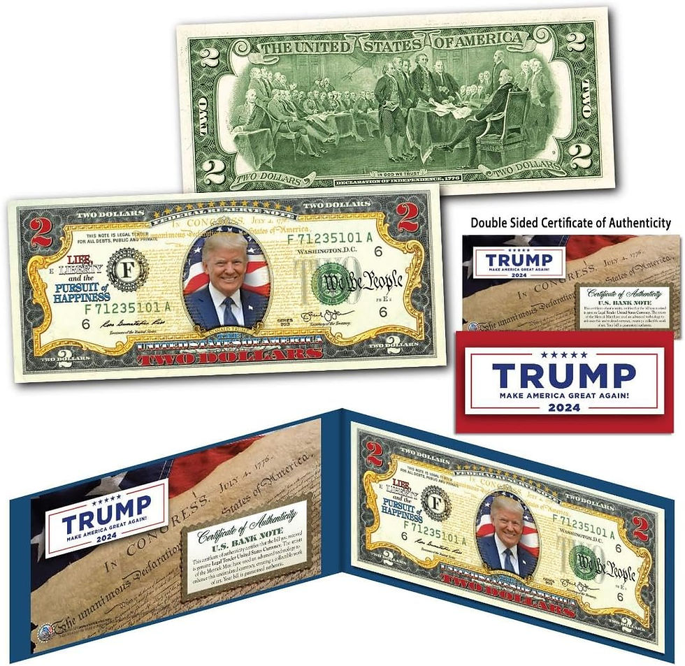 President Trump U.S. $2 Bill