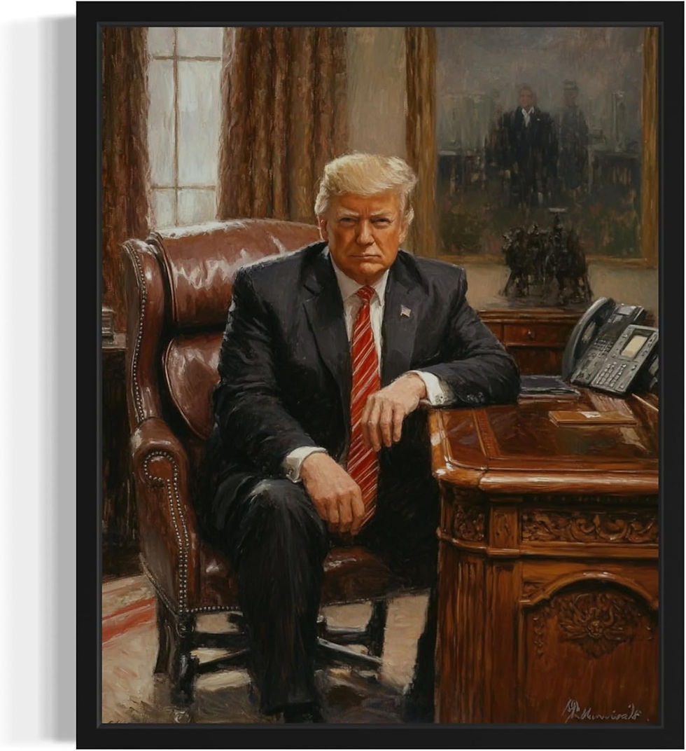 President Trump Resolute Print