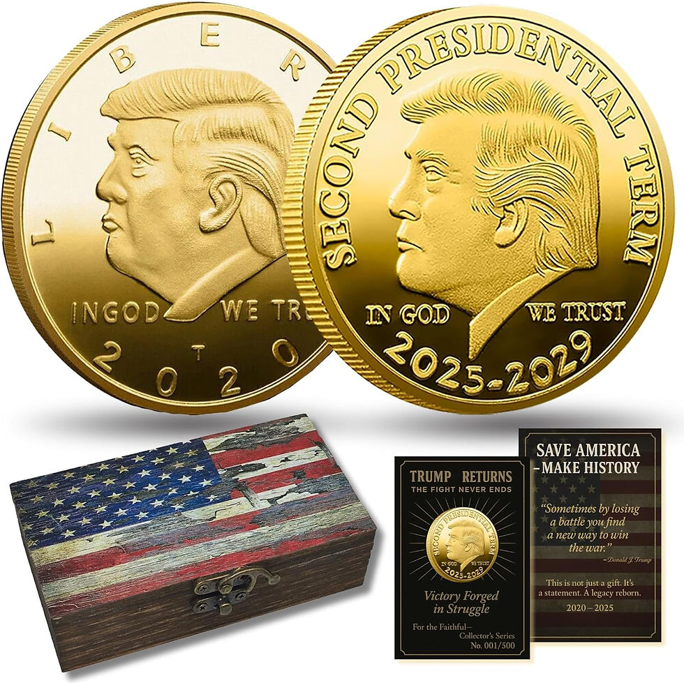 Trump Gold Coin Gift Set