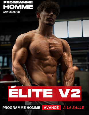Mike Aguilera posing shirtless in a gym, representing strength training, physique, or fitness motivation