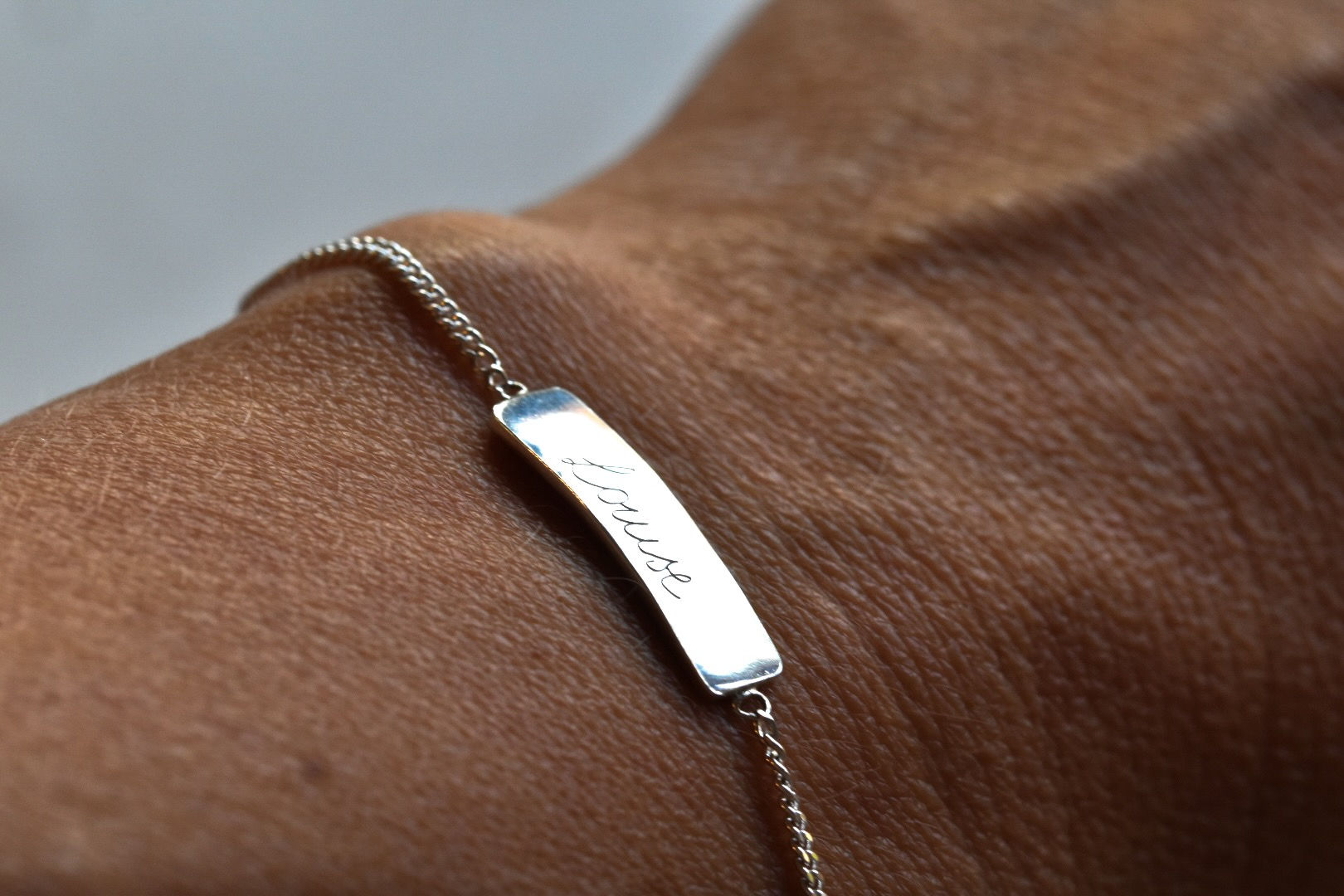 engraved bracelet