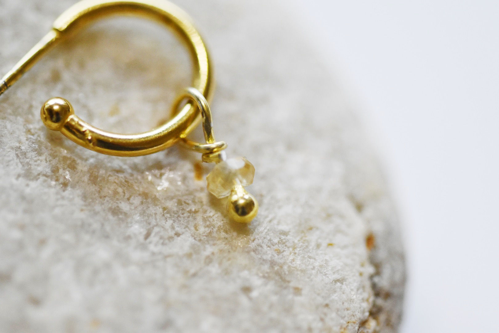 birthstone earring Citrine (November)