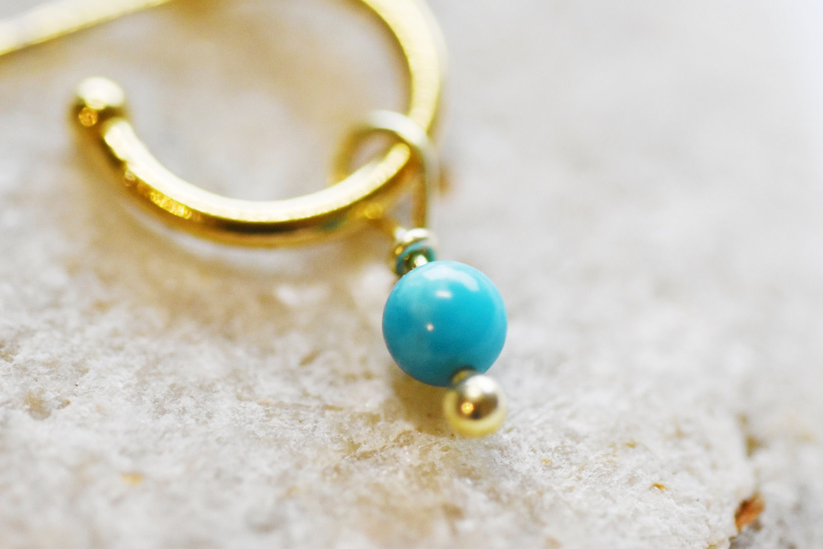 birthstone earring Turquoise (December)
