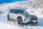 Vehicle parked in snow, Japan.