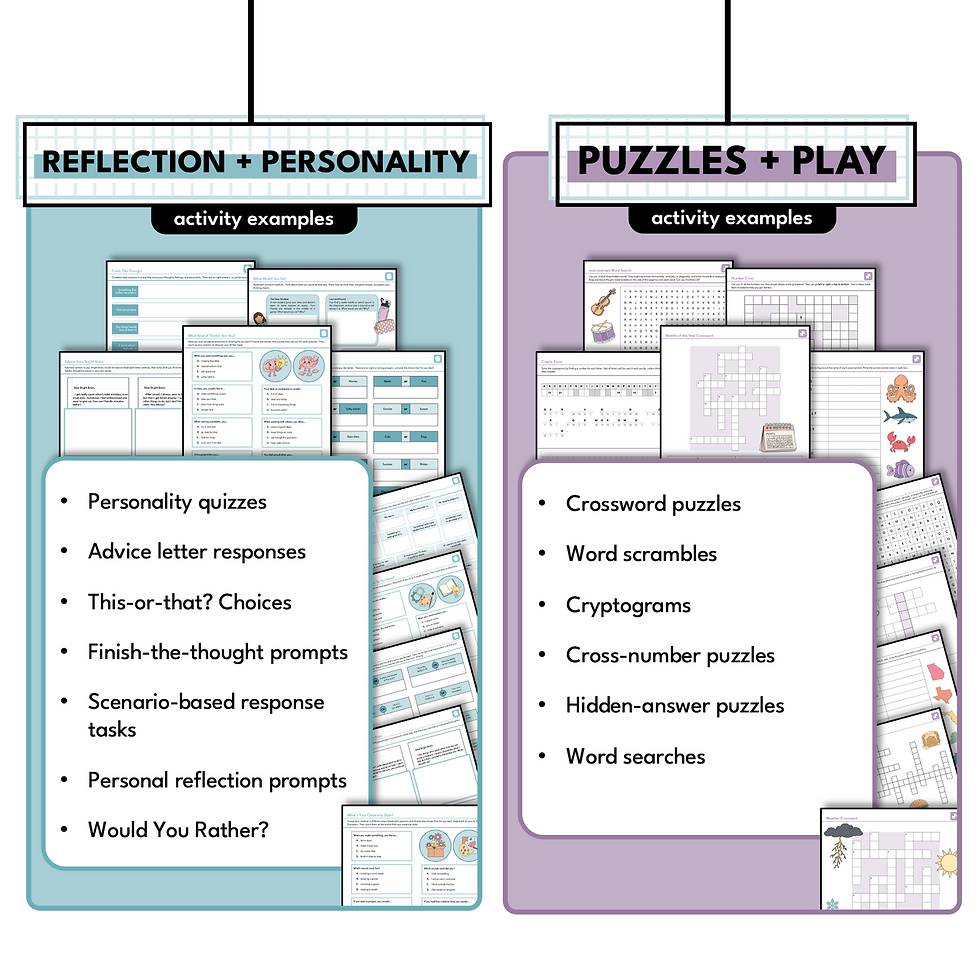 Thumbnail: Logic puzzles and brain teasers printable for Grades 3–5 thumbnail image